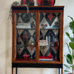Edwardian Inlaid Mahogany Display Cabinet