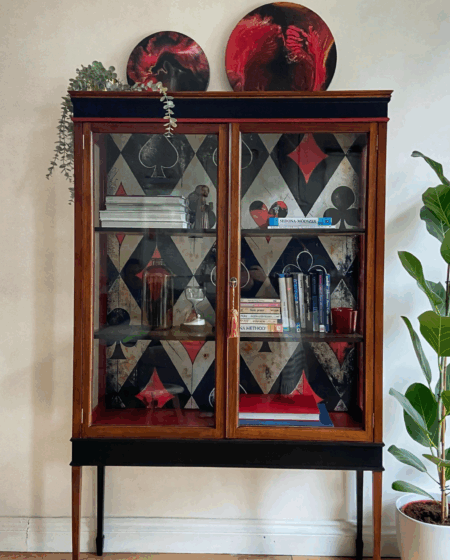 Edwardian Inlaid Mahogany Display Cabinet