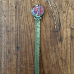 Antique Bronze Ruler Shape Bookmark